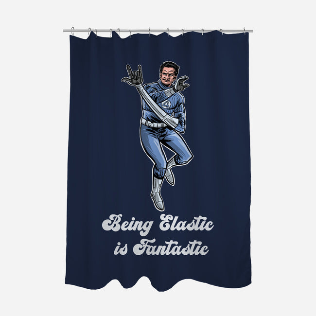 Elastic Fantastic-None-Polyester-Shower Curtain-zascanauta