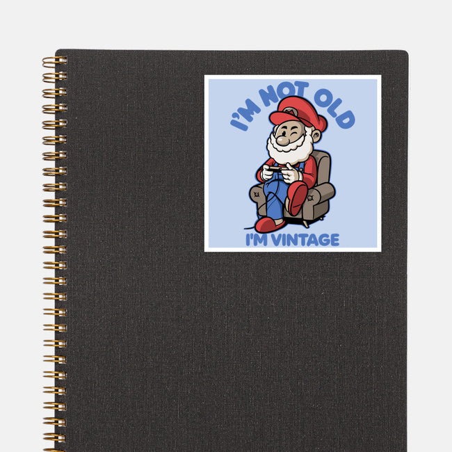 I Am Just Vintage-None-Glossy-Sticker-Popnotic
