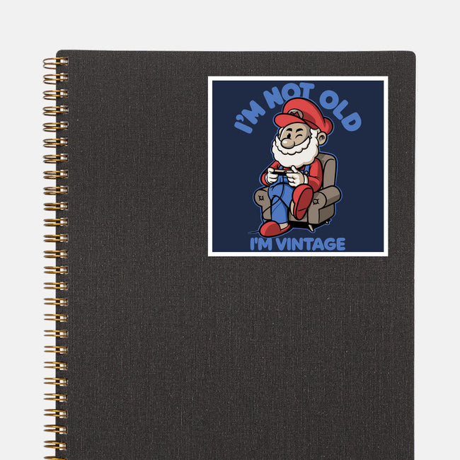 I Am Just Vintage-None-Glossy-Sticker-Popnotic