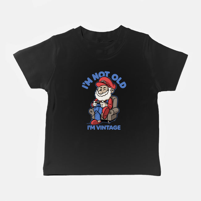I Am Just Vintage-Baby-Basic-Tee-Popnotic