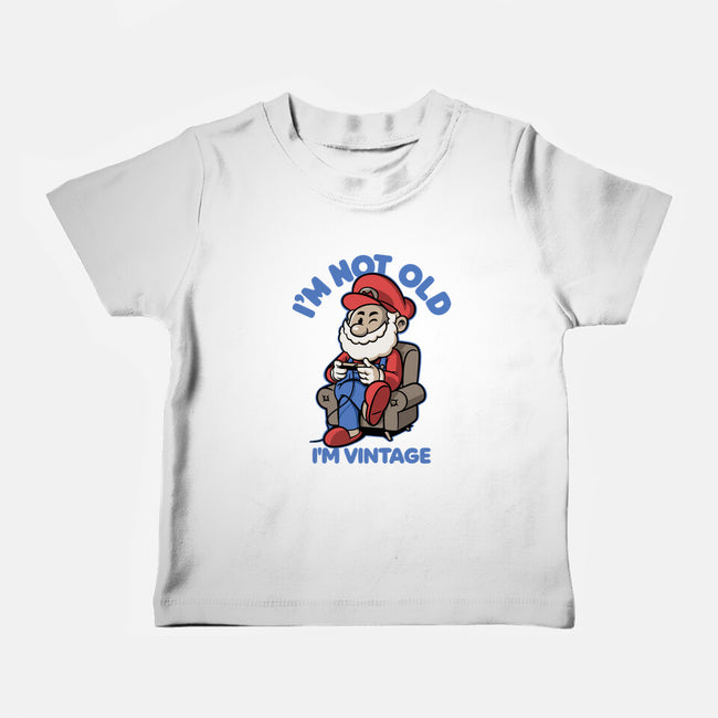 I Am Just Vintage-Baby-Basic-Tee-Popnotic