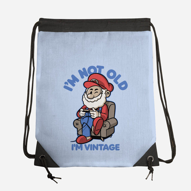 I Am Just Vintage-None-Drawstring-Bag-Popnotic