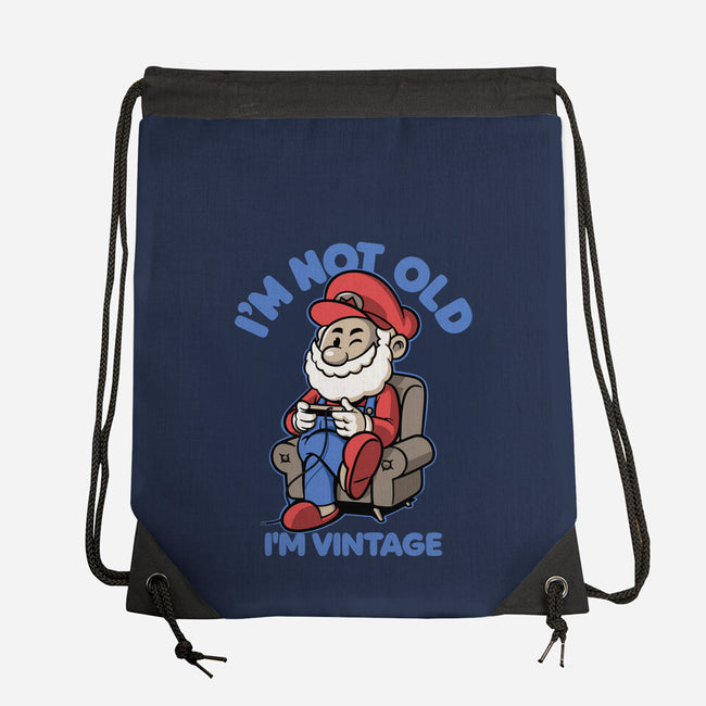 I Am Just Vintage-None-Drawstring-Bag-Popnotic