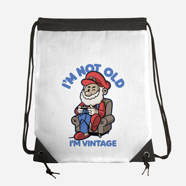 I Am Just Vintage-None-Drawstring-Bag-Popnotic