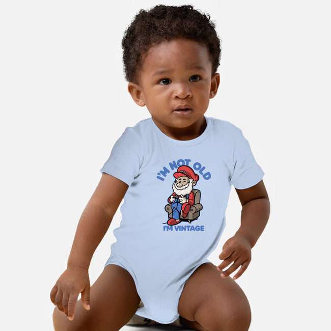 I Am Just Vintage-Baby-Basic-Onesie-Popnotic