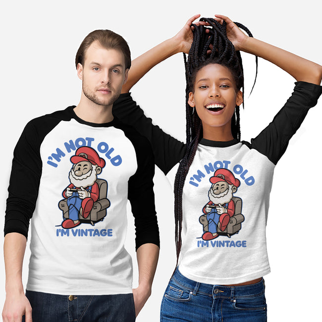 I Am Just Vintage-Unisex-Baseball-Tee-Popnotic