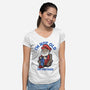 I Am Just Vintage-Womens-V-Neck-Tee-Popnotic