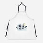 The Great Wave Of Snow-Unisex-Kitchen-Apron-zascanauta