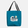 The Great Wave Of Snow-None-Basic Tote-Bag-zascanauta