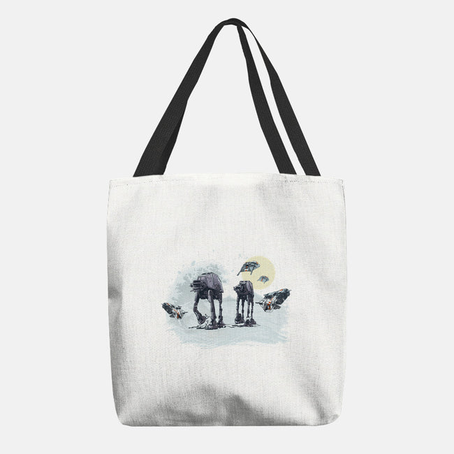 The Great Wave Of Snow-None-Basic Tote-Bag-zascanauta