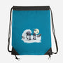 The Great Wave Of Snow-None-Drawstring-Bag-zascanauta