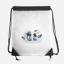The Great Wave Of Snow-None-Drawstring-Bag-zascanauta