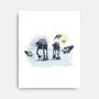 The Great Wave Of Snow-None-Stretched-Canvas-zascanauta