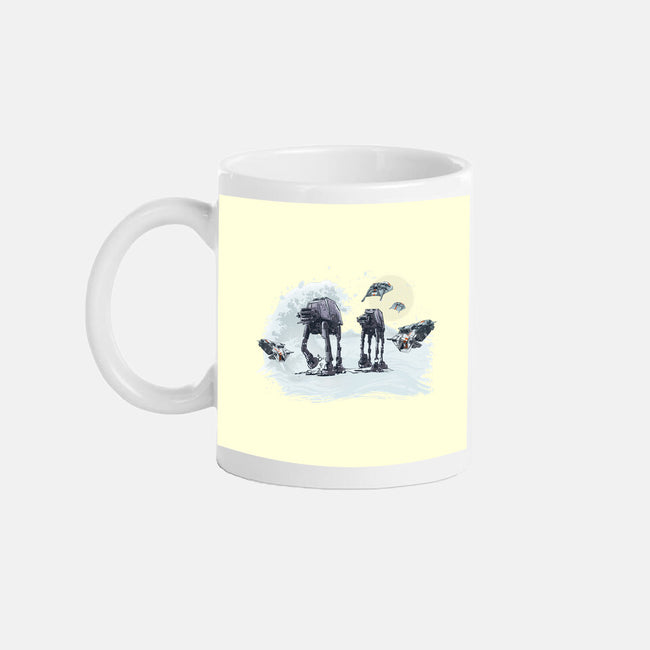The Great Wave Of Snow-None-Mug-Drinkware-zascanauta