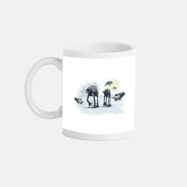 The Great Wave Of Snow-None-Mug-Drinkware-zascanauta