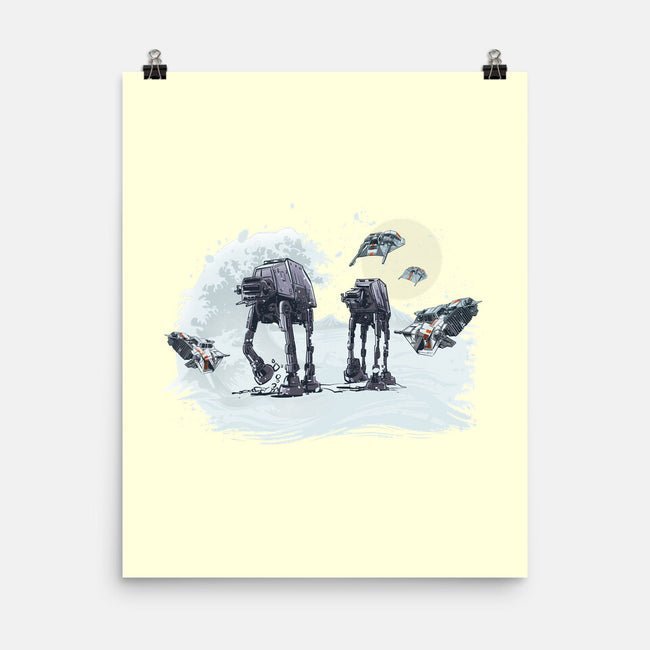 The Great Wave Of Snow-None-Matte-Poster-zascanauta