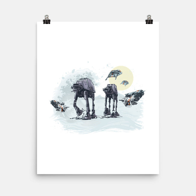 The Great Wave Of Snow-None-Matte-Poster-zascanauta