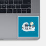 The Great Wave Of Snow-None-Glossy-Sticker-zascanauta