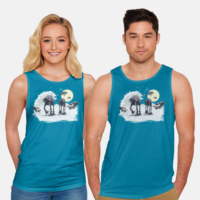 The Great Wave Of Snow-Unisex-Basic-Tank-zascanauta