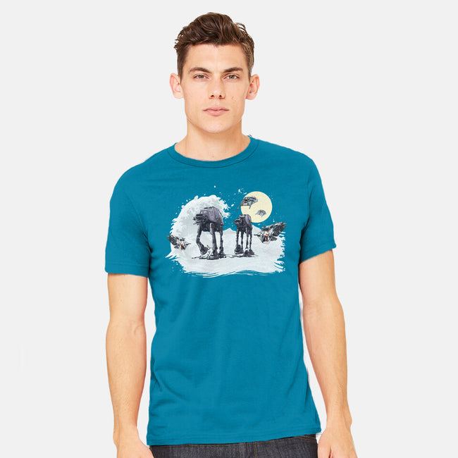 The Great Wave Of Snow-Mens-Heavyweight-Tee-zascanauta