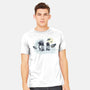 The Great Wave Of Snow-Mens-Heavyweight-Tee-zascanauta