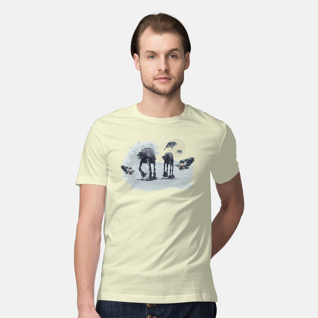 The Great Wave Of Snow-Mens-Premium-Tee-zascanauta