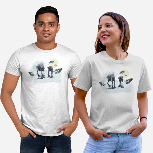 The Great Wave Of Snow-Unisex-Basic-Tee-zascanauta