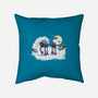 The Great Wave Of Snow-None-Removable Cover w Insert-Throw Pillow-zascanauta