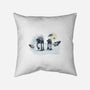 The Great Wave Of Snow-None-Removable Cover w Insert-Throw Pillow-zascanauta