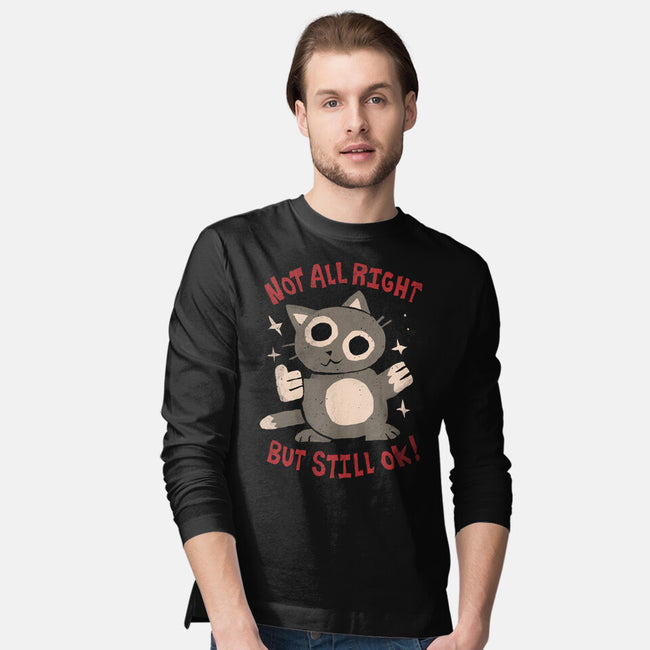 Not All Right But Still Ok-Mens-Long Sleeved-Tee-eduely