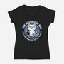 The Meowdem Era-Womens-V-Neck-Tee-Lorets