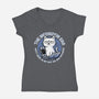 The Meowdem Era-Womens-V-Neck-Tee-Lorets