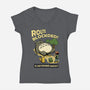 Route Blocked-Womens-V-Neck-Tee-JamesQJO