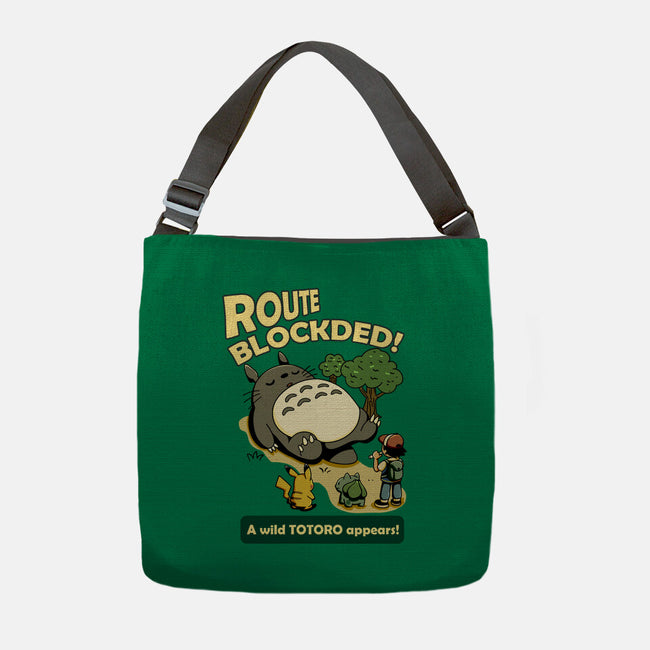 Route Blocked-None-Adjustable Tote-Bag-JamesQJO