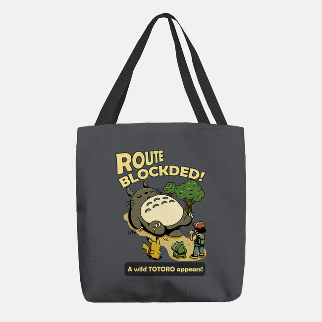 Route Blocked-None-Basic Tote-Bag-JamesQJO