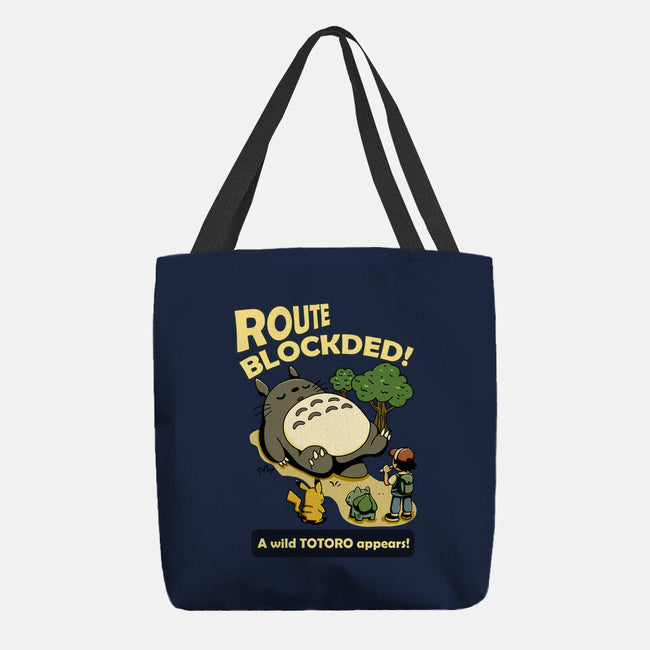 Route Blocked-None-Basic Tote-Bag-JamesQJO