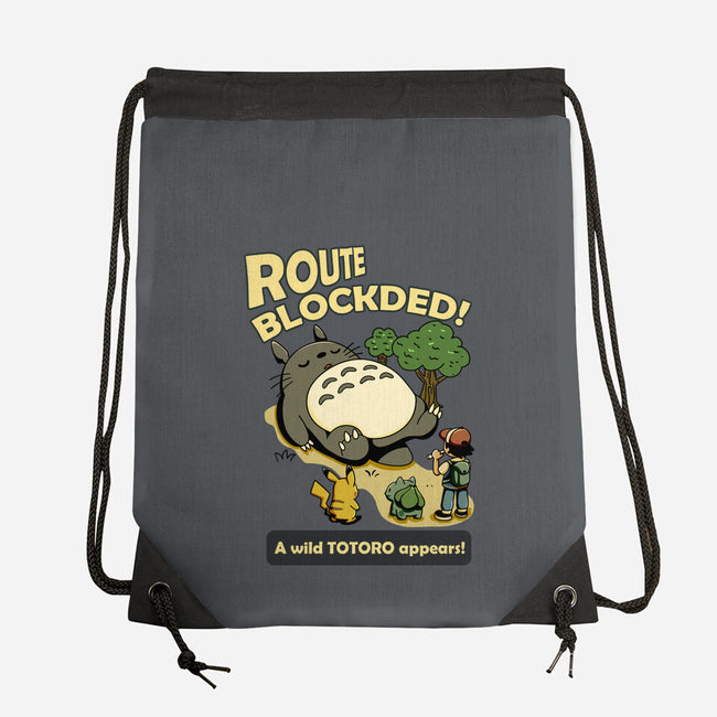 Route Blocked-None-Drawstring-Bag-JamesQJO