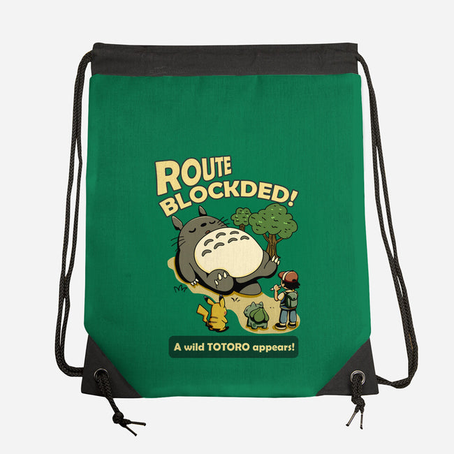 Route Blocked-None-Drawstring-Bag-JamesQJO