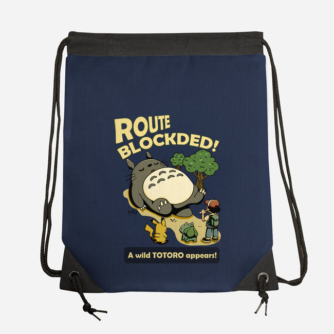 Route Blocked-None-Drawstring-Bag-JamesQJO