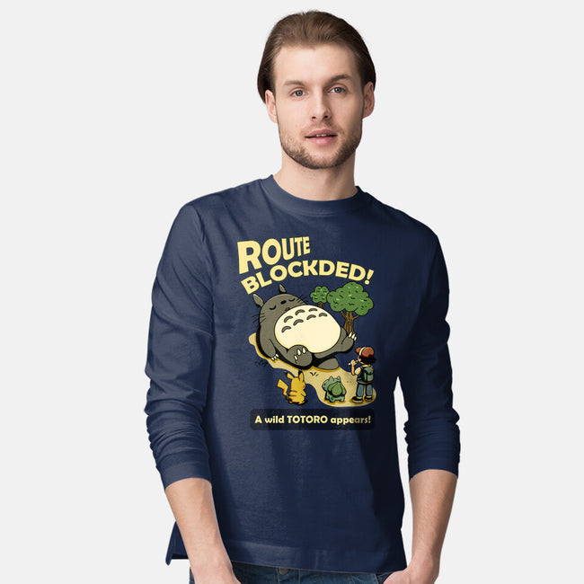 Route Blocked-Mens-Long Sleeved-Tee-JamesQJO