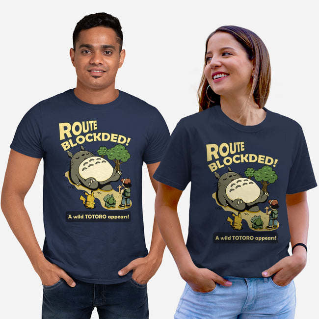 Route Blocked-Unisex-Basic-Tee-JamesQJO