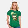 Route Blocked-Womens-Fitted-Tee-JamesQJO