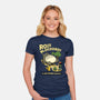 Route Blocked-Womens-Fitted-Tee-JamesQJO