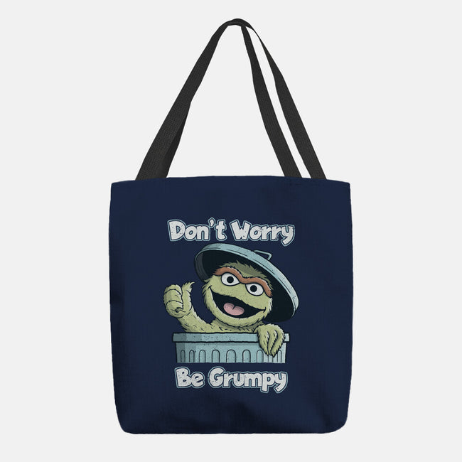 Don't Worry Be Grumpy-None-Basic Tote-Bag-NMdesign