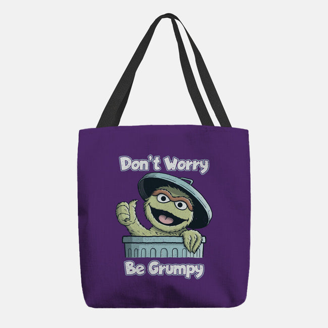 Don't Worry Be Grumpy-None-Basic Tote-Bag-NMdesign
