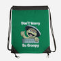 Don't Worry Be Grumpy-None-Drawstring-Bag-NMdesign