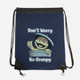 Don't Worry Be Grumpy-None-Drawstring-Bag-NMdesign