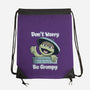 Don't Worry Be Grumpy-None-Drawstring-Bag-NMdesign