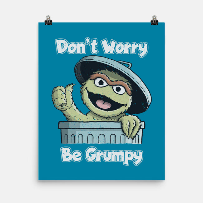 Don't Worry Be Grumpy-None-Matte-Poster-NMdesign