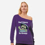 Don't Worry Be Grumpy-Womens-Off Shoulder-Sweatshirt-NMdesign